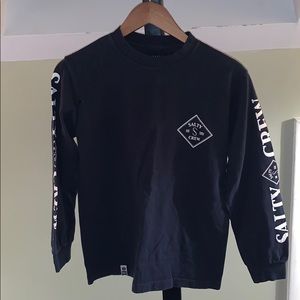 Salty Crew Long Sleeve Tee-Navy